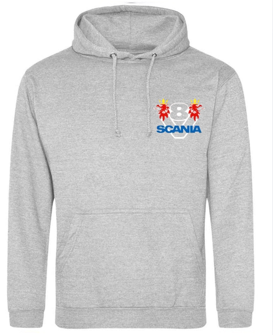 Scania V8 Hoodie (Front Logo Only)
