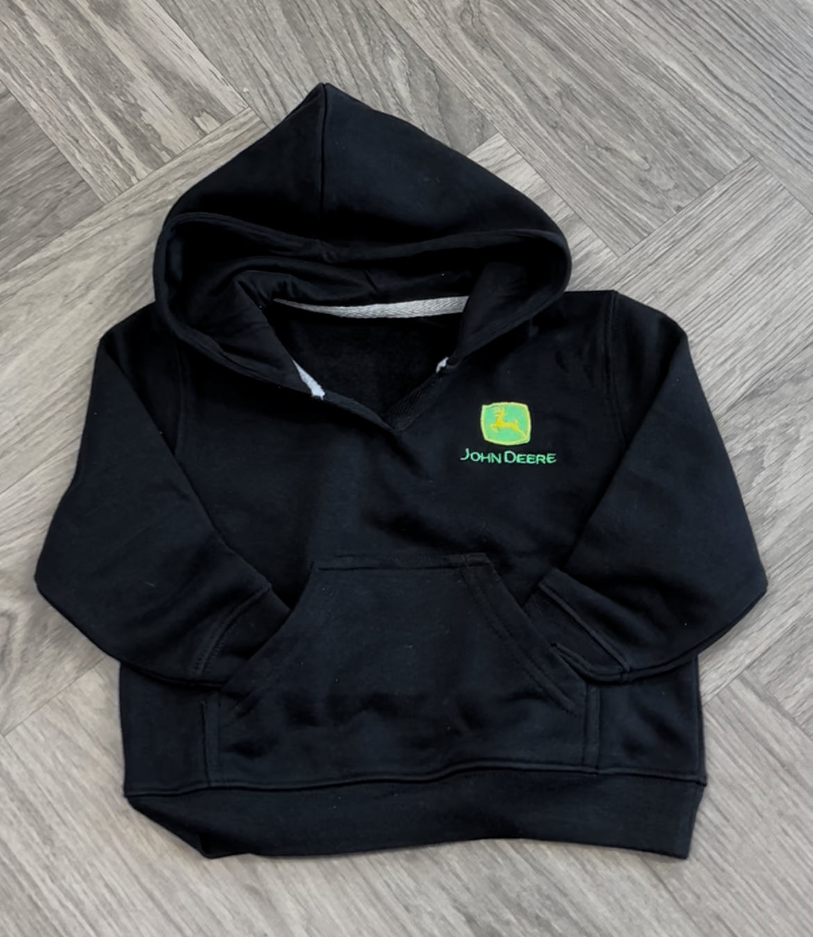 John Deere Black Hoodie